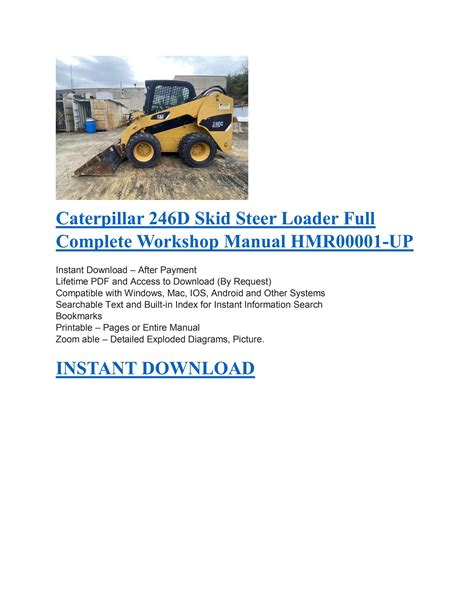 246 cat skid steer|cat 246d operating manual.